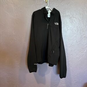 The North Face Black Half-Zip Lightweight Pullover Jacket - M